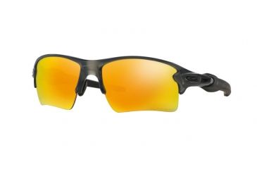Image of Oakley FLAK 2.0 XL OO9188 Single Vision Prescription Sunglasses OO9188-918810-59 - Lens Diameter 59 mm, Frame Color Matte Grey Smoke