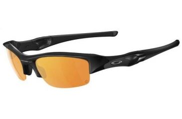 Image of Oakley Flak Jacket Jet Black Fram w/Black Persimmon Transitions Lenses Sunglasses 13-718