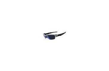 Image of Oakley Flak Jacket Sunglasses - Silver w/ Ice Polarized 24-120