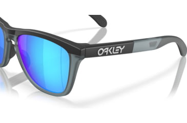 Image of Oakley Frogskins Range Sunglasses, Matte Black / Matte Crystal Black, PRIZM Sapphire, PRIZM Sapphire, OO9284-1955