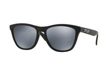 Image of Oakley FROGSKINS OO9013 Single Vision Prescription Sunglasses OO9013-24-297-55 - Lens Diameter 55 mm, Frame Color Matte Black