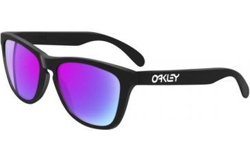 Image of Oakley Frogskins Progressive Prescription Sunglasses - Matte Black Frame 24-298