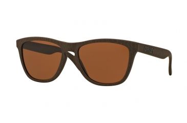 Image of Oakley FROGSKINS OO9013 Single Vision Prescription Sunglasses OO9013-901376-55 - Lens Diameter 55 mm, Frame Color Tobacco