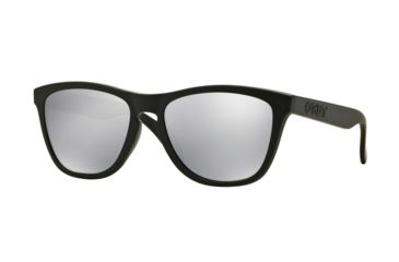 Image of Oakley FROGSKINS OO9013 Single Vision Prescription Sunglasses OO9013-901378-55 - Lens Diameter 55 mm, Frame Color Matte Black