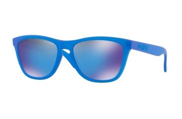 Image of Oakley Frogskins OO9013 Single Vision Prescription Sunglasses OO9013-9013C7-55 - Lens Diameter 55 mm, Frame Color X-ray Blue