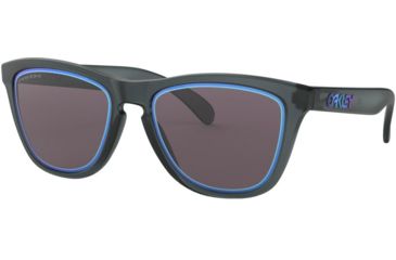 Image of Oakley Frogskins OO9013 Progressive Prescription Sunglasses OO9013-9013E3-55 - Lens Diameter 55 mm, Frame Color Matte Crystal Black