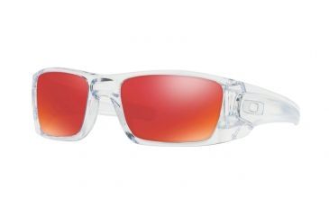 Image of Oakley Fuel Cell Prescription Sunglasses - Prescription Lenses OO9096-9096H6-60 - Lens Diameter 60 mm, Frame Color Polished Clear