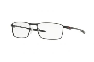 Image of Oakley FULLER OX3227 Eyeglass Frames 322703-53 - Polished Black Frame, Clear Lenses