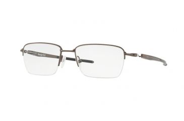 Image of Oakley GAUGE 3.2 BLADE OX5128 Bifocal Prescription Eyeglasses 512802-54 - Pewter Frame, Clear Lenses