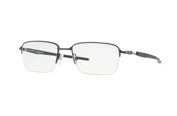 Image of Oakley GAUGE 3.2 BLADE OX5128 Bifocal Prescription Eyeglasses 512803-52 - Matte Midnight Frame, Clear Lenses
