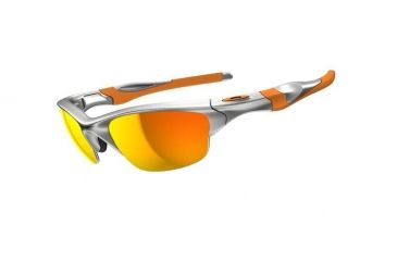 Image of Oakley Half Jacket 2pt0 Silver  Men's Bifocal Rx Sunglasses OO9144-02