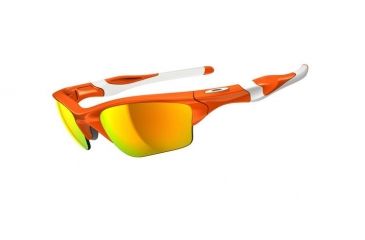 Image of Oakley Half Jacket 2pt0 XL Blood Orange  Men's Bifocal Rx Sunglasses OO9154-02