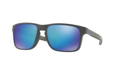 Image of Oakley HOLBROOK MIX OO9384 Progressive Prescription Sunglasses, 57mm, Steel, OO9384-938410-57-PRO