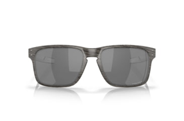 Image of Oakley HOLBROOK MIX OO9384 Sunglasses 938404-57 - Woodgrain Frame, Prizm Black Lenses