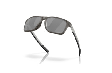 Image of Oakley HOLBROOK MIX OO9384 Sunglasses 938404-57 - Woodgrain Frame, Prizm Black Lenses