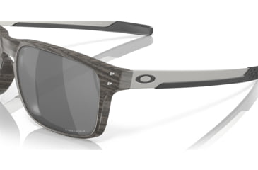 Image of Oakley HOLBROOK MIX OO9384 Sunglasses 938404-57 - Woodgrain Frame, Prizm Black Lenses