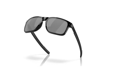 Image of Oakley HOLBROOK MIX OO9384 Sunglasses 938406-57 - Polished Black Frame, Prizm Black Polarized Lenses