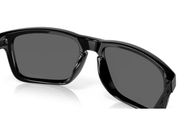 Image of Oakley HOLBROOK MIX OO9384 Sunglasses 938406-57 - Polished Black Frame, Prizm Black Polarized Lenses