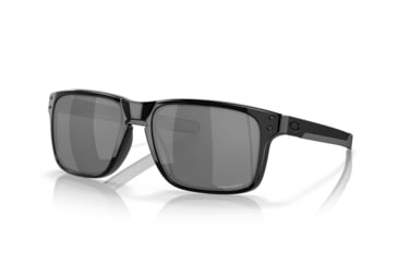 Image of Oakley HOLBROOK MIX OO9384 Sunglasses 938406-57 - Polished Black Frame, Prizm Black Polarized Lenses