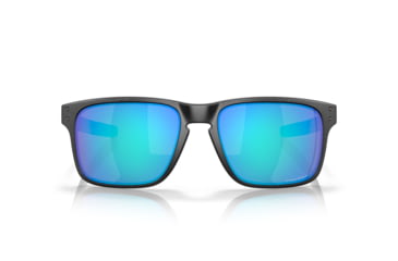 Image of Oakley HOLBROOK MIX OO9384 Sunglasses 938410-57 - Steel Frame, Prizm Sapphire Polarized Lenses