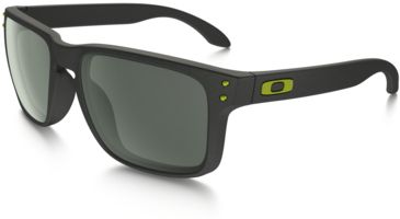Image of Oakley Holbrook Sunglasses - Men's, Steel Frame, Dark Grey Lenses, OO9102-38