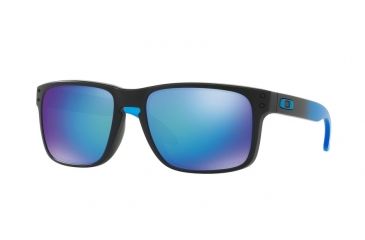 Image of Oakley Holbrook Progressive Rx Sun Glasses OO9102-9102D2-55 - Lens Diameter 55 mm, Frame Color Matte Black