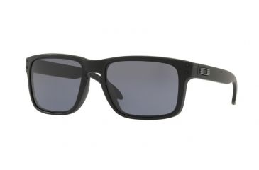 Image of Oakley Holbrook Progressive Rx Sun Glasses OO9102-9102E5-55 - Lens Diameter 55 mm, Frame Color Matte Black