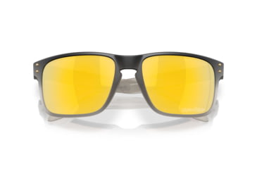 Image of Oakley Holbrook Sunglasses, Black Fade Grey Ink, PRIZM 24K Polarized, OO9102-AH55