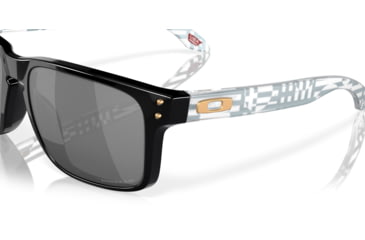 Image of Oakley Holbrook Sunglasses, Black Introspect, PRIZM Black Polarized, OO9102-Y755