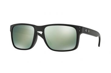 Image of Oakley Holbrook Progressive Rx Sun Glasses OO9102-910250-55 - Lens Diameter 55 mm, Frame Color Matte Black