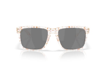 Image of Oakley Holbrook Sunglasses, Matte Clear Terrazzo, PRIZM Black Polarized, OO9102-AG55