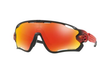 Image of Oakley JAWBREAKER OO9290 Single Vision Prescription Sunglasses OO9290-929023-31 - Lens Diameter 131 mm, Lens Diameter 31 mm, Frame Color Ruby Fade