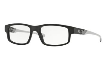 Image of Oakley JUNKYARD II OX1097 Progressive Prescription Eyeglasses 109701-51 - Black Gray Frame, Clear Lenses