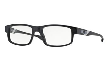 Image of Oakley JUNKYARD II OX1097 Progressive Prescription Eyeglasses 109705-51 - Polished Black Frame, Clear Lenses