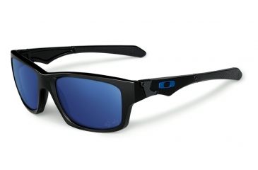 Image of Oakley Jupiter Squared Sunglasses 913514-56 - Polished Black yuvraj Singh Frame, Ice Iridium Lenses