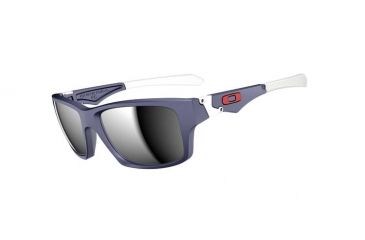Image of Oakley Jupiter Squared Sunglasses, Matte Navy Frame, Chrome Iridium Lens OO9135-02