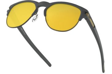 Image of Oakley LATCH KEY OO9394 Sunglasses 939410-55 - Matte Carbon Frame, 24K Iridium Lenses