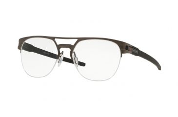 Image of Oakley LATCH TI OX5134 Eyeglass Frames 513404-52 - Matte Cement Frame, Clear Lenses
