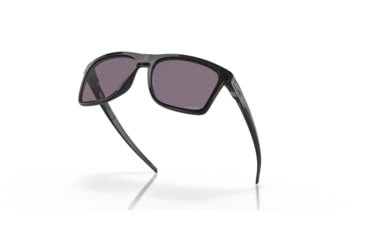 Image of Oakley Leffingwell Sunglasses, Black Ink Frame, Prizm Grey Lens, 57, OO9100-910001-57
