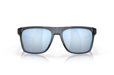Image of Oakley Leffingwell Sunglasses, Crystal Black Frame, Prizm Deep Water Lens, Polarized, 57, OO9100-910005-57