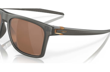 Image of Oakley Leffingwell Sunglasses, Matte Grey Smoke Frame, Prizm Tungsten Lens, 57, OO9100-910002-57