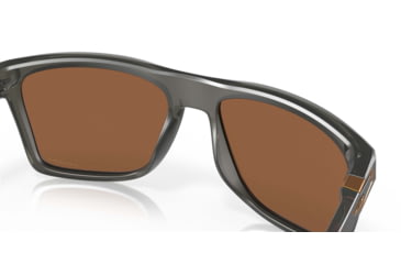 Image of Oakley Leffingwell Sunglasses, Matte Grey Smoke Frame, Prizm Tungsten Lens, 57, OO9100-910002-57