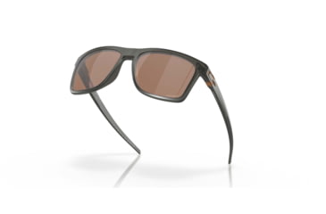 Image of Oakley Leffingwell Sunglasses, Matte Grey Smoke Frame, Prizm Tungsten Lens, 57, OO9100-910002-57