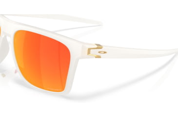 Image of Oakley Leffingwell Sunglasses, Matte Vapor, PRIZM Ruby, OO9100-2057