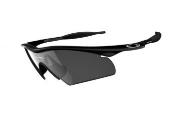 Image of Oakley M-Frame Hybrid Sunglasses - Jet Black Frame w/ Black Iridium Lenses 09-187