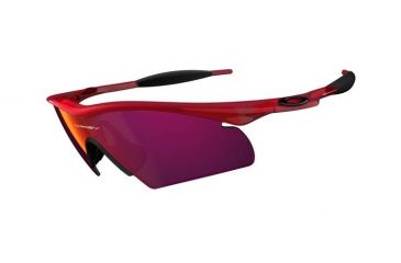 Image of Oakley M-Frame Hybrid Sunglasses - Crystal Red Frame w/ + Red Iridium Lenses 09-198