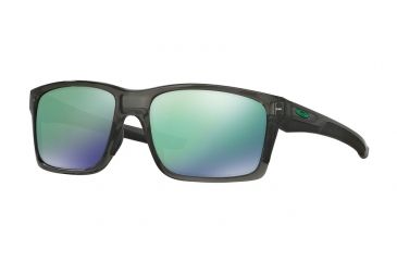 Image of Oakley MAINLINK OO9264 Single Vision Prescription Sunglasses OO9264-926404-57 - Lens Diameter 57 mm, Frame Color Grey Smoke