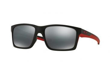 Image of Oakley MAINLINK OO9264 Single Vision Prescription Sunglasses OO9264-926412-57 - Lens Diameter 57 mm, Frame Color Matte Black