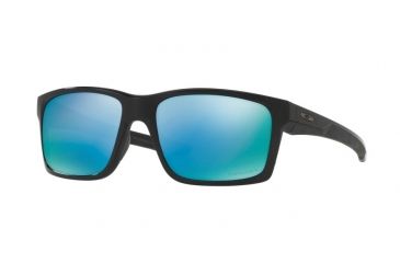 Image of Oakley MAINLINK OO9264 Single Vision Prescription Sunglasses OO9264-926421-57 - Lens Diameter 57 mm, Frame Color Polished Black