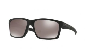 Image of Oakley Mainlink OO9264 Single Vision Prescription Sunglasses, 57mm, Matte Black, OO9264-926427-57-SV